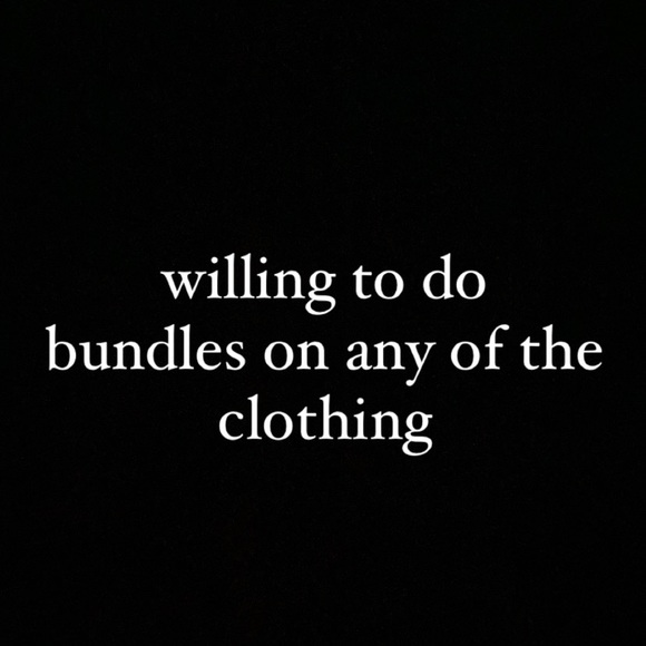 Ask now and we can create you a bundle and get cheaper clothes! - Picture 1 of 1